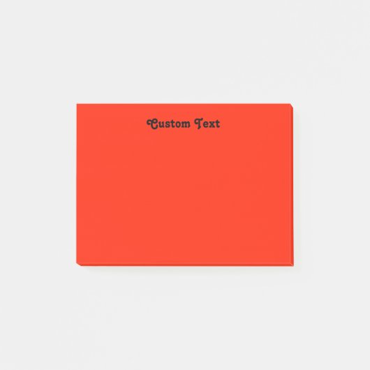Aangepast rood/Oranje Post-it® Notes (Voorkant)