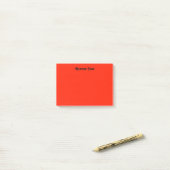 Aangepast rood/Oranje Post-it® Notes (Op bureau)
