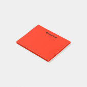 Aangepast rood/Oranje Post-it® Notes (Schuin)