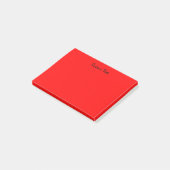 Aangepast rood post-it® notes (Schuin)