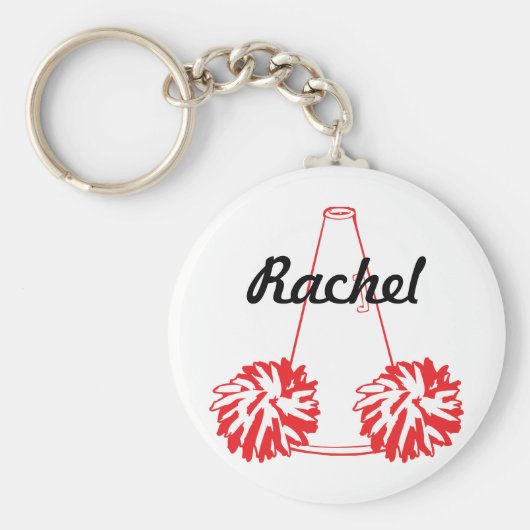 Aangepast rood Sleutelhanger (Voorkant)