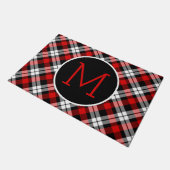 Aangepast rood wit lumberjack deurmat (Schuin)