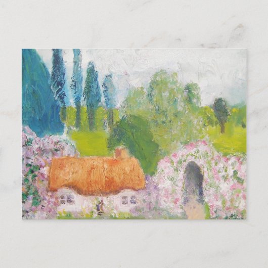 Aangepast roos briefkaart (Voorkant)