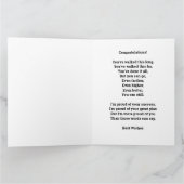 Aangepast Roos Gold Afstuderen Fotolijst Kaart (Binnen)