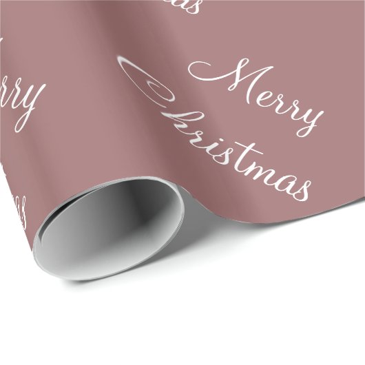 Aangepast Roos kerkkoper voor fijne kerst Brow ach Cadeaupapier (Rol Hoek)