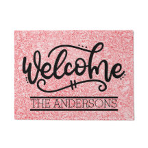 Aangepast Roos roze welkom