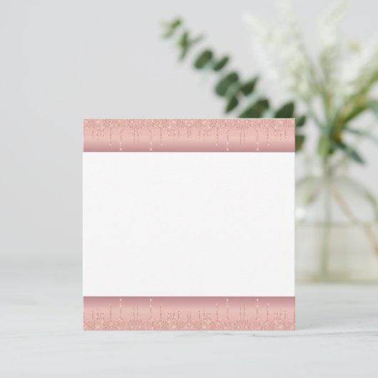 Aangepast Roos voor tekst Gold Blush Glitter Drive Programma (Staand voorkant)