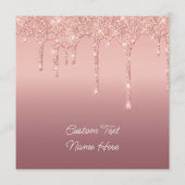 Aangepast Roos voor tekst Gold Blush Glitter Drive Programma (Achterkant)