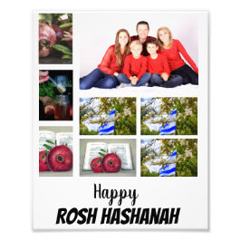 Aangepast Rosh Hashanah 8 Foto Collage Afdruk