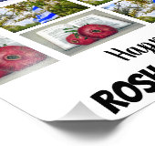 Aangepast Rosh Hashanah 8 Foto Collage Foto Afdruk (Hoek)