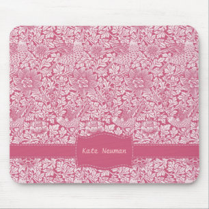 Aangepast roze chintz muismat