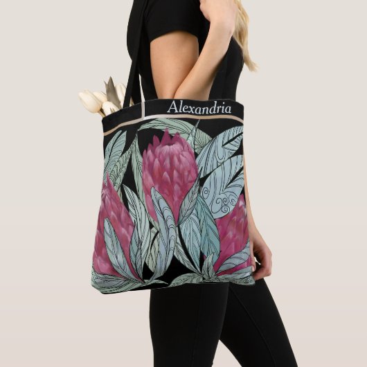 Aangepast roze Protheebloemblad Draagtas (Dichtbij)