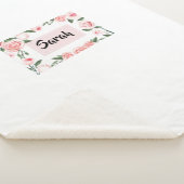 Aangepast roze roze ruimte decor & Design Sherpa Deken (3/4)