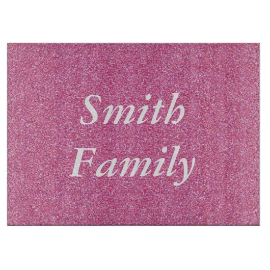 Aangepast roze snijvlak snijplank (Voorkant)