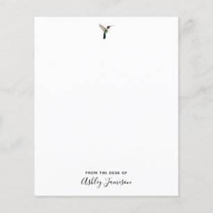 Aangepast, ruby-throated Hummingbird Note Paper