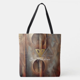 Aangepast: Rustiek Abstract Tas