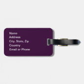 Aangepast rustig reizen op Premium Bagagelabel (Achterkant horizontaal)