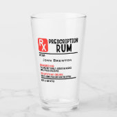 Aangepast RX Rum Prescription Glass Glas (Voorkant)