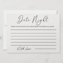 Aangepast 's nachts idealen Kaart Vrijgezellenfees