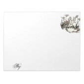 Aangepast schetsblok notitieblok (Voorkant)