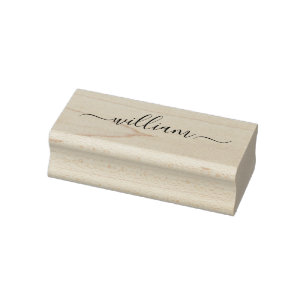 Aangepast script calligrafie handtekening naam ele rubberstempel