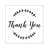 Aangepast script dank u  decor dankbaarheid 	rubberstempel (Afrduk)