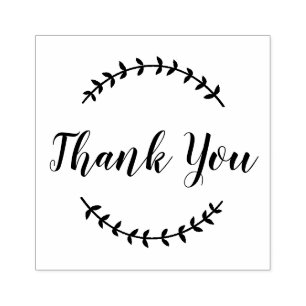 Aangepast script dank u  decor dankbaarheid 	rubberstempel
