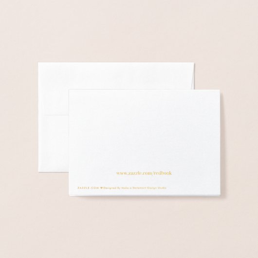 Aangepast script Happy Moederdag Folie Kaarten (Met envelop)