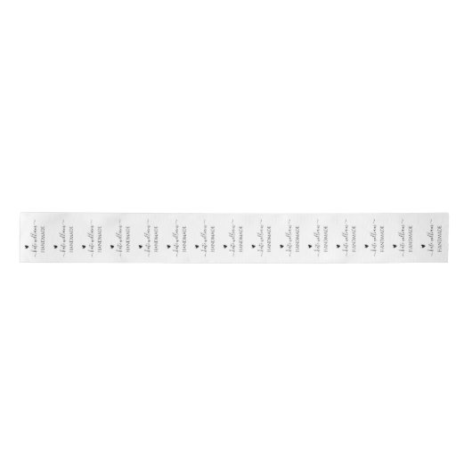 Aangepast Script Kledinglabel voor handgemaakt ite Lint (Voorkant)