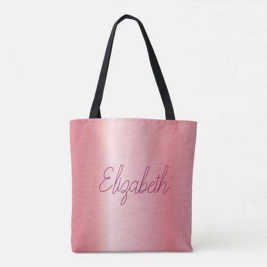 Aangepast script Vervang Jouw naam of tekst Roos G Draagtas (Achterkant)