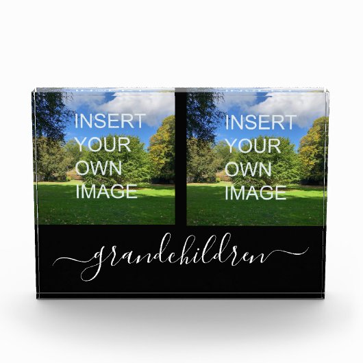 Aangepast script voor twee foto's met kleinkindere (Voorkant)