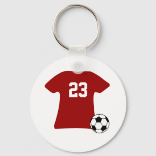 Aangepast Shirt Voetbal met Sleutelhanger
