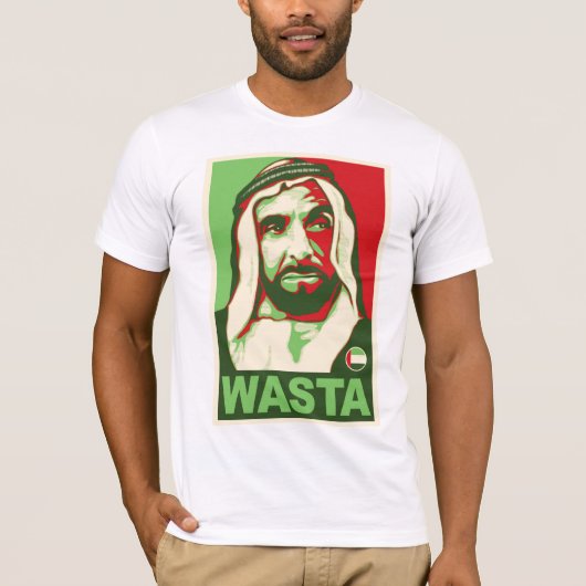 Aangepast shirt Zayed_WASTA (Voorkant)