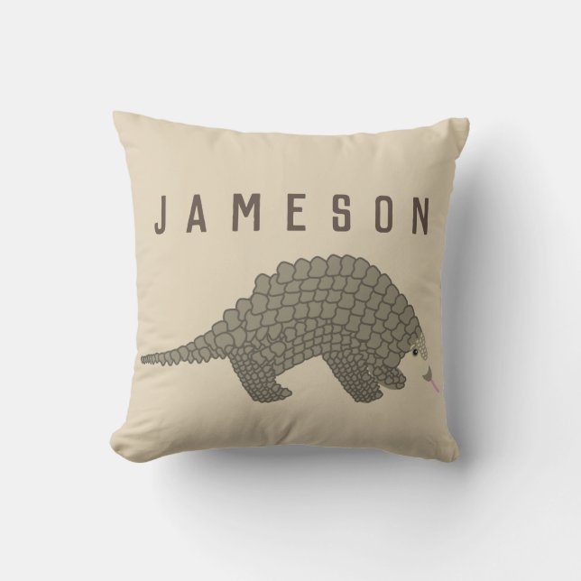 Aangepast Sierkussen Pangolin (Voorkant)
