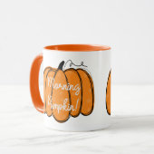 Aangepast Sinaasappel Goede Morning Pumpkin Mok (Voorkant links)