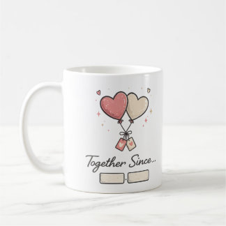 Aangepast Sinds Samen Persoonlijk Trouwdag Cadeau Koffiemok