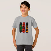 Aangepast skateboard t-shirt (Voorkant volledig)