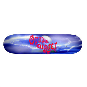 Aangepast skateboard voor gravediënt