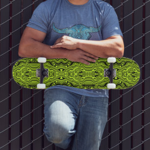 Aangepast skateboard voor kleuren - Neon Green Lin