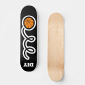 Aangepast skateboard voor monogram basketbal (Voorkant)