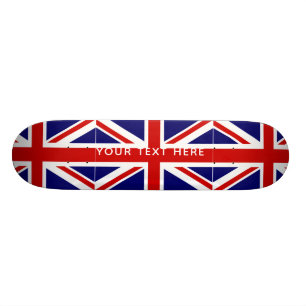 aangepast skateboarddek van de vlag van British Un Skateboard