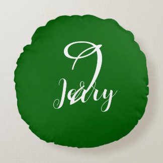 Aangepast smaragdgroen kussen