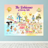 Aangepast SoCal Canvas Afdruk (Insitu (Houten vloer))