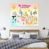 Aangepast SoCal Canvas Afdruk (Insitu (Slaapkamer))