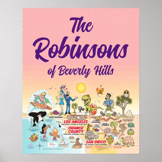 Aangepast SoCal-Poster Poster (Voorkant)