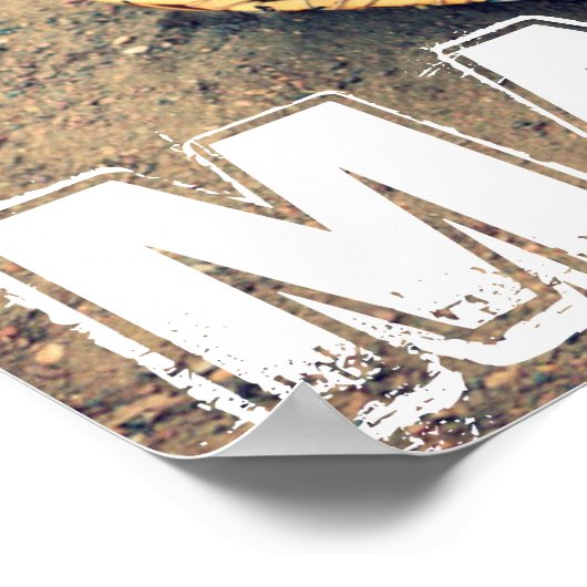 Aangepast softwarebalkafspeelprogramma Poster (Hoek)