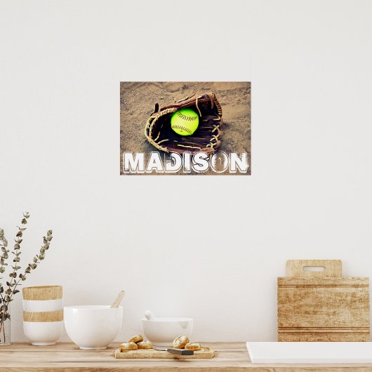 Aangepast softwarebalkafspeelprogramma Poster (Keuken)