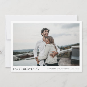 Aangepast sparen de Avond Foto Save The Date