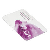 Aangepast Sparen de datum van de Waterverf splash  Magneet (Rechterzijde)