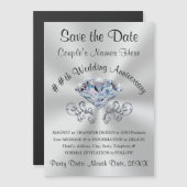 Aangepast sparen de Datummagneten, Verbluffende Di Magnetische Uitnodiging (Voorkant / Achterkant)